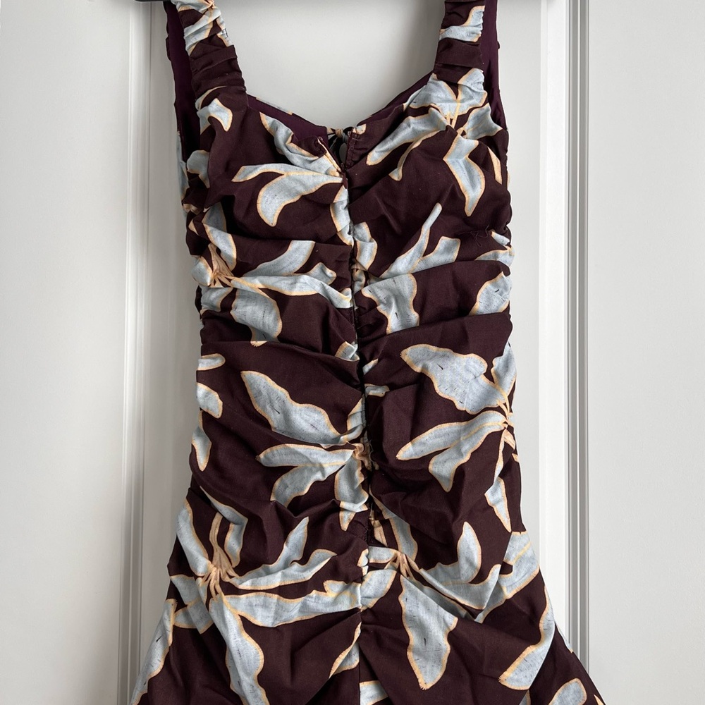 Peppermayo Opulent Brown Mini Dress - Picture 3 of 5